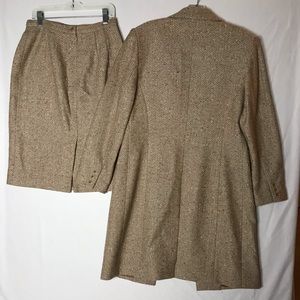 Talbots Other - Talbots_Tweed_Long Coat & Skirt Suit_Size 4 Talbots Other - Talbots_Tweed_Long Coat & Skirt Suit_Size 4